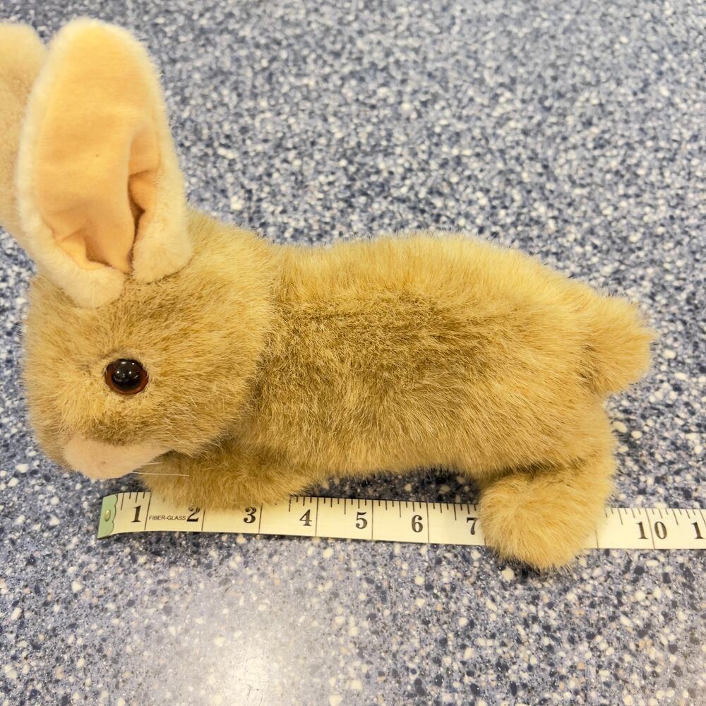 BUTTONS Bunny Rabbit Plush Ty 1997 Brown Tan 10" Stuffed Animal Toy Vintage - Picture 6 of 8